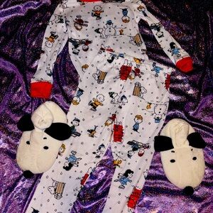 Christmas Snoopy Peanuts Pajama Set